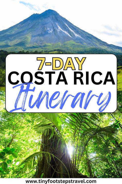 The ultimate 7-day Costa Rica itinerary. Here you will find the best places to go, things to do along the way, the best hotel options, and more. Costa Rica Itinerary, Costa Rico, Cost Rica, Costa Rica Vacation, Vacation Tips, Costa Rica Travel, Anniversary Trips, Trip Ideas, 20th Anniversary