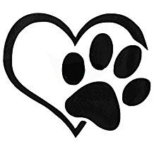 Tatoo Dog, Tattoo Dog, Idee Cricut, Pet Paw Print, Cat Rabbit, Paw Heart, Dog Line, Dog Decals, Dog Paw Print