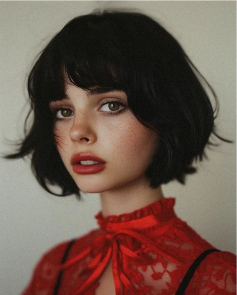 Medium Haircuts With Bangs, Shaggy Bob Haircut, Trendy Bob, Trendy Bob Hairstyles, French Bob, Bob Hairstyles With Bangs, Short Hair With Bangs, Bob Haircut, Haircuts With Bangs