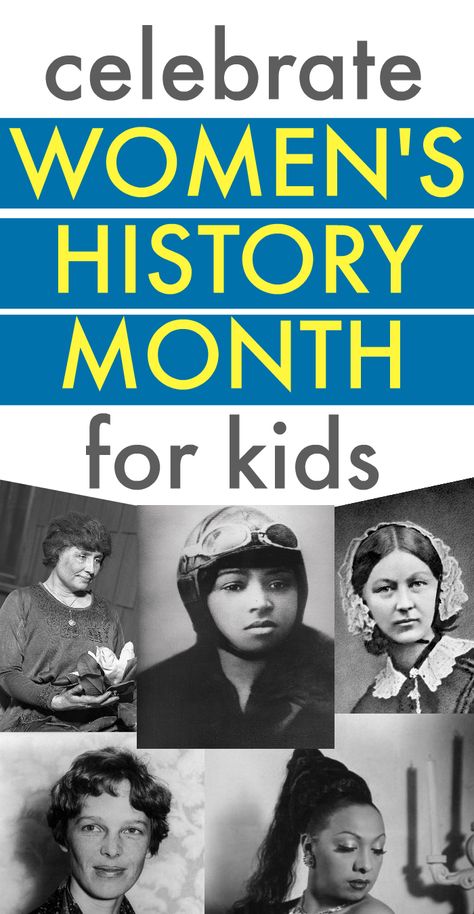 Women's History Month for Kids books. Women in history for kids. Womens History Month ideas. Womens history month activities. Famous female characters. Historical women. Womens history month ideas activities. Womens history month crafts. Role model for your daughter. Inspirational women in history. Women in history for kids activities. Famous female singers. History for kids. Historical women facts. #womeninhistory #womenshistorymonth #history #lessons #historylessons #homeschool #homeschooling Womens History Month Crafts, Womens History Month Ideas, Womens History Month Activities, Famous Female Characters, Female Historical Figures, Women History Month Activities, History Books For Kids, History Lessons For Kids, History Women