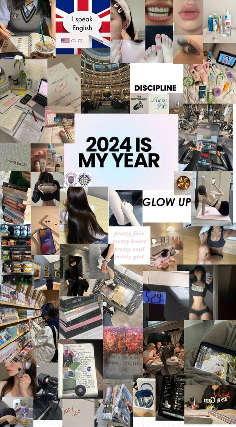 Vision Board Collage, Spirituality Affirmations, Vision Board Wallpaper, Bulletin Journal Ideas, Cute Text Messages, Vision Board Photos, Life Vision Board, Vision Board Affirmations, My Year