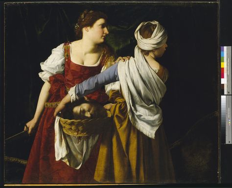 Kunstkritikk — International Gallery  Orazio Gentileschi, Judith and Her Maidservant with the Head of Holofernes, 1611, oil on canvas Head Of Holofernes, Orazio Gentileschi, Judith And Holofernes, Artemisia Gentileschi, Istoria Artei, Baroque Art, Female Portraits, Caravaggio, Arte Popular