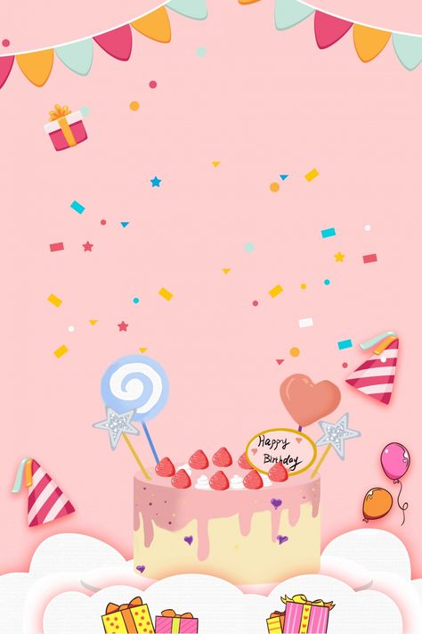 Happy Birthday For Children Poster Display Frame Background Material Happy Birthday Wallpaper Backgrounds, Birthday Wallpaper Backgrounds, Kids Birthday Background, Birthday Background Wallpaper, Cake Children, Background Happy Birthday, Happy Birthday Words, Birthday Background Design, Happy Birthday Kids