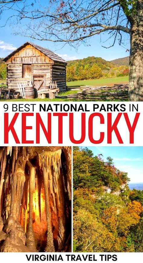 9 Diverse National Parks in Kentucky (+ Historic Sites!) Things To Do In Kentucky, Kentucky Hiking, Kentucky Attractions, Kentucky Vacation, Midwest Vacations, Paducah Kentucky, Kentucky Travel, Best National Parks, Virginia Travel