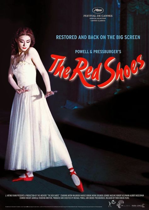 Red Shoes Movie, The Red Shoes 1948, Moira Shearer, The Red Shoes, Alice In Wonderland Tea Party Birthday, Shoe Poster, Musical Theatre Broadway, Dance Movies, Movie Club