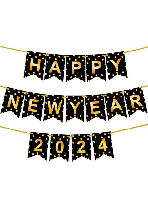 KatchOn, Happy New Year Banner 2024 - No DIY, 10 Feet | Happy New Year Sign for New Years Eve Party Supplies 2024 | New Years Eve Decorations | Happy New Year Decorations 2024 | NYE Decorations 2024 Diy Nye Decorations, New Year's Eve Backdrop, Diy Nye, Happy New Year Sign, New Year Sign, Happy New Year Signs, Nye Decorations, New Year Backdrop, New School Aesthetic