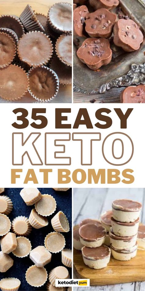 These keto fat bomb recipes are tasty, loaded with healthy fats, packed with energy and are very easy to make. Beat Cravings, High Fat Snacks, Fat Bomb Recipes, Fat Bomb, Keto Diet Breakfast, Fat Bomb Recipe, Keto Brownies, High Fat Foods, Keto Fat