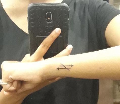 My first tattoo. I finally did it. It means the past does not equal to the future. The Past Does Not Equal The Future, Past Future Tattoo, Past Present Future Tattoo, Past Tattoo, Minimal Tattoos, Mehndi Tattoo, Tattoo Me, Tattoo Life, First Tattoo