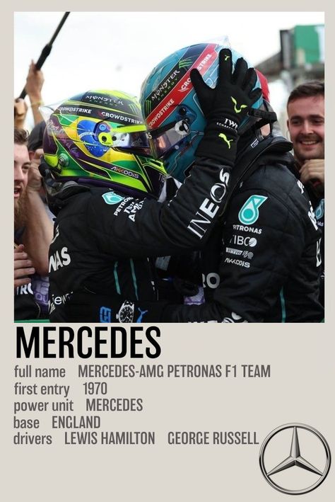 Mercedes Formula 1 Polaroid Poster Formula 1 Polaroid Poster, F1 Polaroid Poster, F1 Driver Poster, Mercedes F1 Poster, F1 Scrapbook, F1 Poster Aesthetic, F1 Prints, F1 Racing Poster, Mercedes Poster