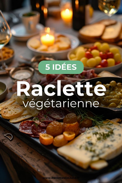 Faire une raclette sans jambon, ni saucisson... c'est possible et c'est délicieux ! Je vous partage mes 5 idées pour rendre la raclette végétarienne, plus légère et plus digeste :) #recette #raclette Vegetarian Raclette Ideas, Raclette Aesthetic, Raclette Ideas, Raclette Originale, Raclette Party, Party Inspiration, Gluten Free