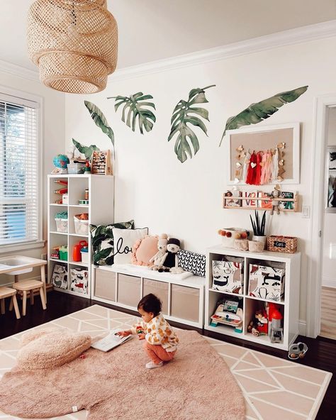 kids playroom ikea • Instagram Kallax Kids Room, Playroom Ikea, Ikea Kids Playroom, Ikea Playroom, Ikea Units, Ikea Kids Room, Ikea Kids, Kallax Ikea, Kids Play Area