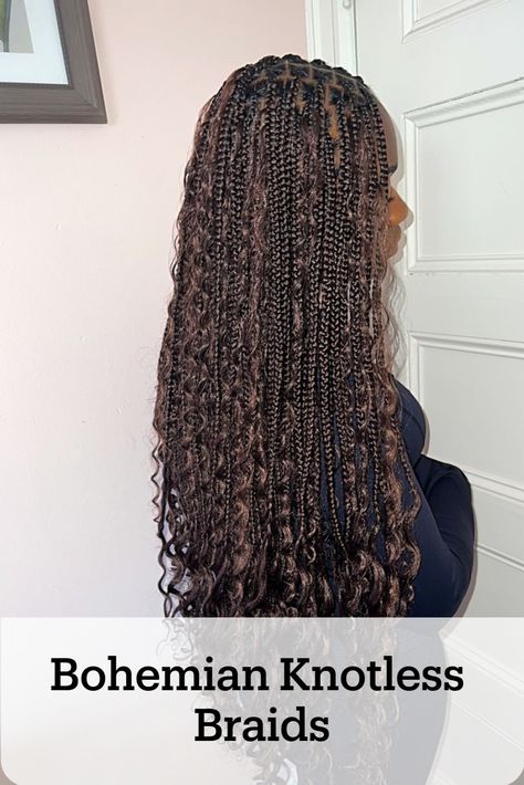 Braids With Curly Hair, Curly Hair Braids, Bold Hair Color, Goddess Braids Hairstyles, Cute Braided Hairstyles, Cute Box Braids Hairstyles, Protective Hairstyles Braids, Pretty Braided Hairstyles, African Braids Hairstyles