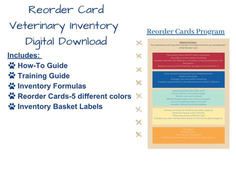 Maximize your veterinary practice Inventory Organization, Color Meanings, Inventory Management, Digital Download Etsy, Music Book, All In One, Step By Step, Meant To Be, Digital Download