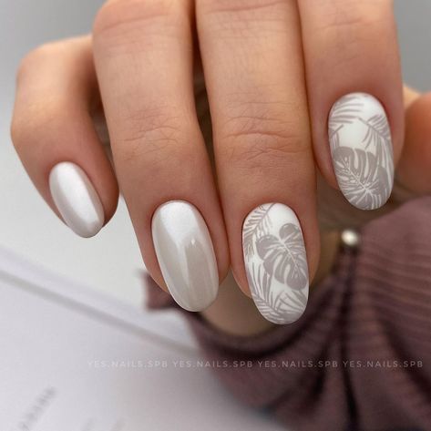 Textured Nails, Nail Stamping Designs, Nagel Stamping, Tropical Nail Designs, Art Designs Ideas, Nagellack Trends, Tropical Nails, Nail Drawing, Almond Acrylic Nails