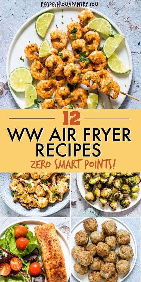 All of the weight watchers air fryer recipes included here are quick and SO easy to make, and even better, each and every one contains zero Weight Watchers Freestyle points. Thanks to the air fryer, eating healthy has never tasted so good! #airfryer #airfryerrecipes #wwrecipes #zeropointrecipes #healthyrecipes #WeightWatchersAirFryerRecipes #weightwatchers #recipes #weightwatchersrecipes Air Fryer Recipes Weight Watchers, Weight Watchers Air Fryer Recipes, Weight Watchers Air Fryer, Air Fryer Oven Recipes, Air Fry Recipes, Air Fryer Dinner Recipes, Air Fryer Healthy, Air Fryer Recipes Easy, Air Fryer Recipes Healthy