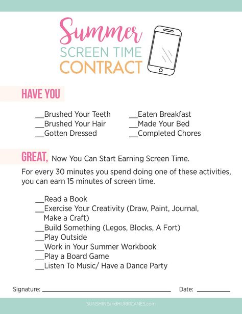 Stop the summer screen time battles and keep your kids from turning into tech zombies with this printable summer screen time contract. Kids Summer Schedule, Summer Rules, Screen Time Rules, Summer Schedule, Kids Schedule, Routine Chart, Chore Charts, People Reading, Smart Parenting