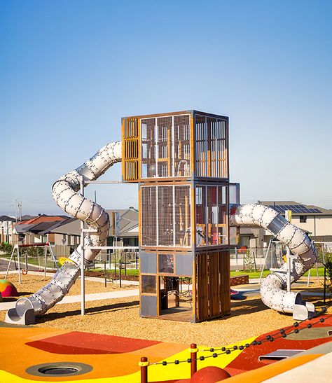 Rocking Animals, Modern Playground, Playgrounds Architecture, Climbing Frames, Playground Slide, Play Structures, Parks Furniture, School Playground, Piece By Piece