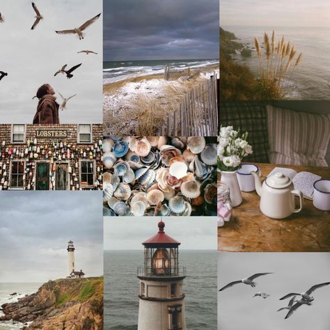 Seaside Inn Aesthetic, Sailorcore Aesthetic, To The Lighthouse Aesthetic, Old Coastal Town Aesthetic, Living In A Lighthouse Aesthetic, Living In A Lighthouse, Seacore Aesthetic Room, Lighthouse Core Aesthetic, Coastal Cottagecore Aesthetic