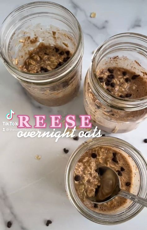 Recess Overnight Oats, Overnight Oats Reeses, Reeces Cup Overnight Oats, Pb Powder Overnight Oats, Reese’s Overnight Oats, Overnight Oats With Pb2 Powder, Pb Fit Overnight Oats, Pb2 Overnight Oats, Reese Cup