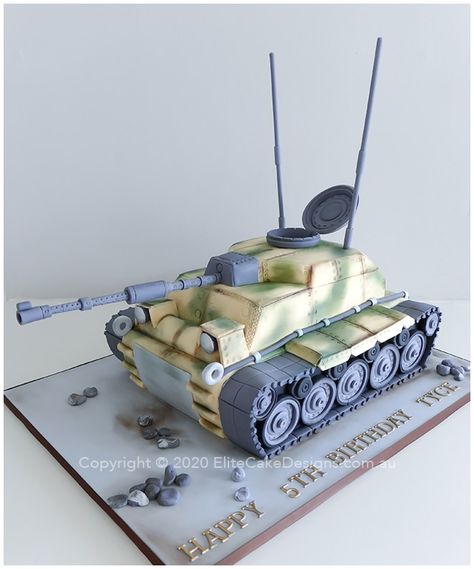 Army Themed Birthday Cake, Army Tank Birthday Cake, Army Cake Ideas, Tank Birthday Cake, Army Tank Cake, Carving Cake Recipe, Army Birthday Cakes, Army Themed Birthday, Tank Cake