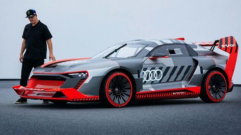 Ken Blocks, Rally Drivers, Ken Block, Audi E-tron, Racing Car Design, Paint Design, Audi Sport, Audi Rs, Combustion Engine