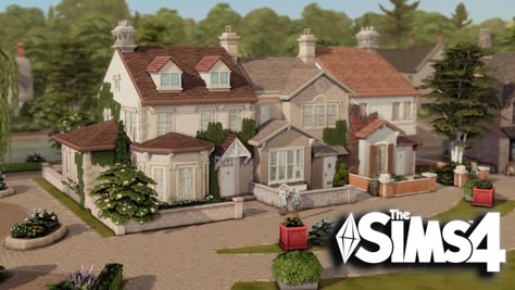 Lots Sims 4 Cc, Sims 4 Cottage Living, Henford On Bagley, Sims 4 Family House, Sims 4 Essentials, Houses Layout, Lots Sims 4, Ts4 Lots, Sims 4 Cottage