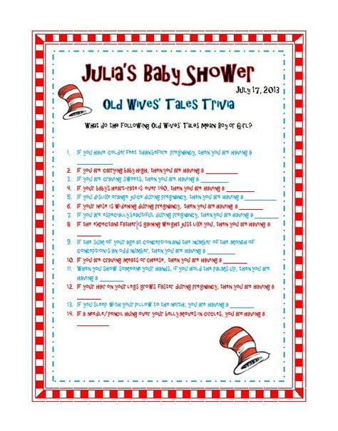 Dr Suess Baby, Old Wives Tales, Mom Belly, Dr Seuss Baby Shower, Sleep Book, Old Wives Tale, Joy Baby, Wives Tales, Sprinkle Party