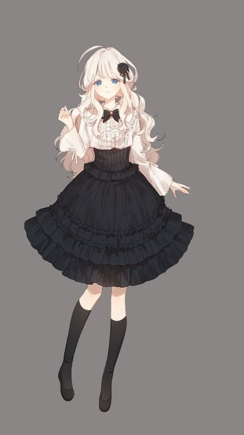 3d Vtuber Design Ideas, Oc Face Claim, Oc Face, Fashion Illustration Dresses, Cute Kawaii Drawings, Anime Dress, Anime Princess, 영감을 주는 캐릭터, Kawaii Girl