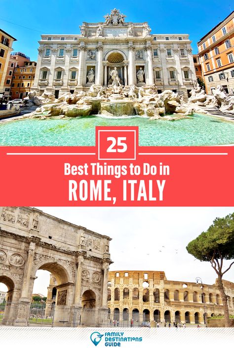 Want to see the most incredible things to do in Rome, Italy? We’re FamilyDestinationsGuide, and we’re here to help: From unique activities to the coolest spots to check out, discover the BEST things to do in Rome - so you get memories that last a lifetime! #rome #romethingstodo #romeactivities #romeplacestogo Rome Things To See, Rome Activities, Plane Hacks, Italy Culture, Rome Itinerary, Things To Do In Rome, Things To Do In Italy, Travel Beautiful Places, Italy Itinerary