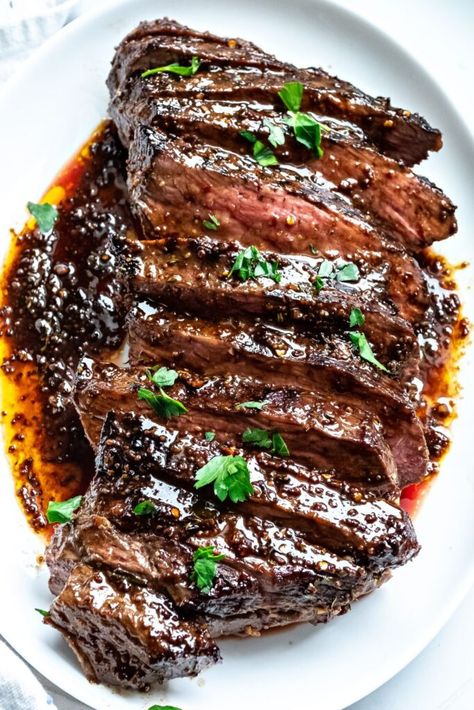 New Strip Steak Recipes, Cajun Ribeye Steak, Butter Boiled Steak, Top Sirloin Steak Recipes, Butter Steak Recipe, Cajun Butter Steak, Cajun Butter Sauce, Cajun Steak, Baked Brisket