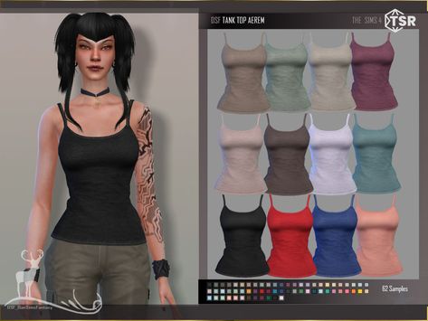 The Sims Resource - TANK TOP AEREM Sims 4 Tank Top, Sims 4 Hair Male, Sims 4 Tsr, Sims 4 Cas Mods, Sims 4 Cc Kids Clothing, Sports Outfits, Sims 4 Body Mods, Sims 4 Cc Skin, Sims 4 Cc Folder