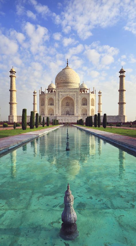 Taj Mahal Agra | Best Places To Visit In India Plus Things To Do | via @Just1WayTicket | Photo © dtemps/Depositphotos Tac Mahal, Taj Mahal India, Vacation Photography, Agra India, India Tour, Future Goals, Tourist Places, World Best Photos, Historical Place