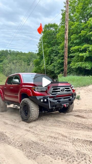 RealTruck on Instagram: "This build rocks…and sands.   2016 Toyota Tacoma Build Specs: - 3” Superlift lift  - Avs In Channel Vent Visors - Avs Aeroskin Lightshield Pro - Rugged Ridge LED Cubes x4 - Rugged Ridge Winch - BAK Revolver X4S - Bushwacker Pocket Flares, Paint Matched - Fab Fours Front & Rear Bumpers - Little Orange Flag on a Stick  #RealTruck #TruckLife #Tacoma #Toyota #ToyotaTacoma #TacomaGang #Offroading" Toyota Tacoma Lifted, Tacoma Build, Orange Flag, Tacoma Toyota, Toyota Tacoma Trd Pro, Toyota Tacoma 2016, Bushwacker, Rugged Ridge, Toyota Tacoma Trd