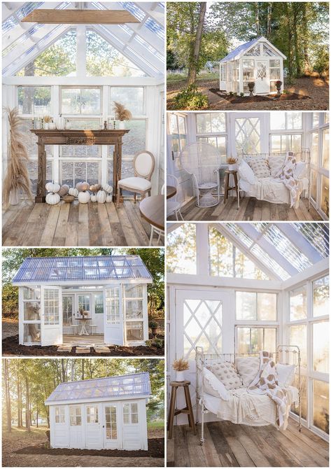 Garden Decor Ideas Diy, Window Greenhouse, Diy Greenhouse Plans, Outdoor Greenhouse, Greenhouse Shed, Backyard Greenhouse, Greenhouse Plans, Garden Decor Ideas, Diy Greenhouse