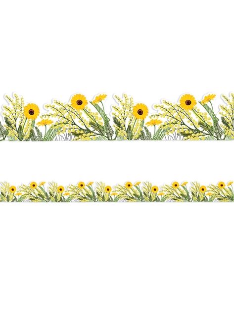 The Hive Floral Deco Trim® Extra Wide Bulletin Borders, Farmhouse Classroom, Bulletin Board Borders, Bulletin Board Decor, Classroom Furniture, The Hive, Watercolor Rainbow, Red Bricks, Paper Cutout