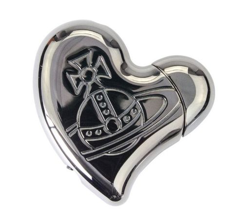 Cool Lighters, Heart Lights, Black And Silver, Vivienne Westwood, Heart Shape, Things To Buy, Heart Shapes, Jewelry Accessories, Purse