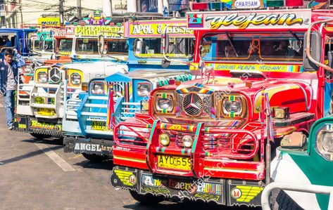 Jeepneys with hand painted signage Baguio Philippines, Best 4x4, Philippines Culture, Filipino Culture, Kid Friendly Travel Destinations, Baguio, Kid Friendly Trips, New Motorcycles, Funchal