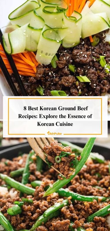 Experience the essence of Korean cuisine with the 8 Best Korean Ground Beef Recipes! From bulgogi to bibimbap, discover savory dishes that showcase the rich flavors of Korean spices. 🥩🇰🇷 



#KoreanRecipes #GroundBeef #SavoryDishes #KoreanCuisine #DishPulse 𝗗𝗼𝘂𝗯𝗹𝗲-𝘁𝗮𝗽 𝗶𝗳 𝘁𝗵𝗶𝘀 𝗰𝗮𝘂𝗴𝗵𝘁 𝘆𝗼𝘂𝗿 𝗲𝘆𝗲! Korean Ground Beef And Green Beans, Korean Ground Beef Recipes, Korean Spices, Ground Beef Bulgogi, Best Baklava Recipe, Korean Beef Bulgogi, Saltimbocca Recipe, Korean Ground Beef, Ground Beef And Broccoli