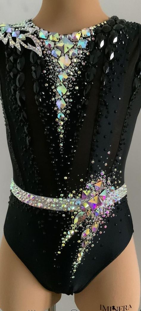 Fancy Leotard, Gymnastics Competition Leotards, Solo Dance Costumes, Leotards Gymnastics Rhythmic, Gymnastics Suits, Pretty Dance Costumes, Gym Leotards, Leotard Costume, Competition Leotard