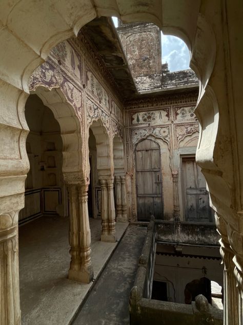 Mandawa haveli,heritage Mandawa Haveli, Desi Aesthetic, Aesthetic Pics, Aesthetic Pictures, Desi, Quick Saves