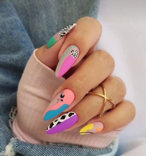 Ideas for Short, Pastel, Acrylic, and More Multicolor Nails, Nail Shapes Square, 2024 Ideas, Short Square Nails, Modern Nails, Coffin Nails Long, Nails Spring, Classy Nails, Bling Nails