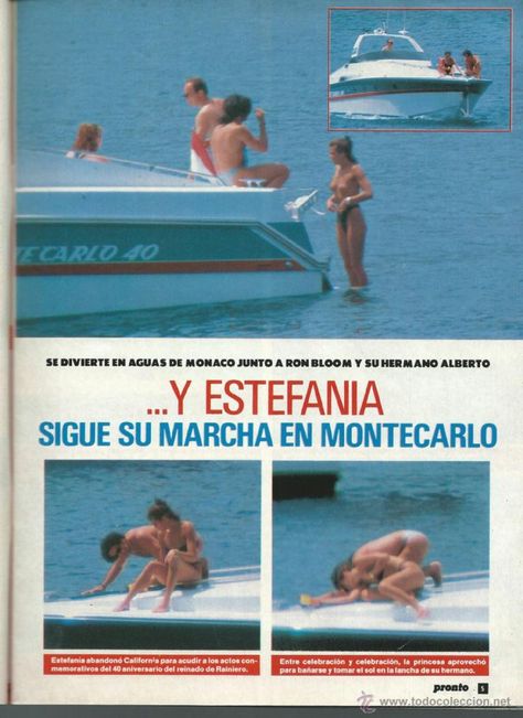 Coleccionismo de Revista Pronto: PRONTO Nº 898 EL DESNUDO DE CAROLINA - ESTEFANIA Y ALBERTO DE MONACO DE 1989 - Foto 2 - 42763005 Stephanie Grimaldi, Monaco Royals, Princess Stephanie, Princess Caroline, Princess Grace, Inner Voice, Modeling Career, Grace Kelly, Small Living