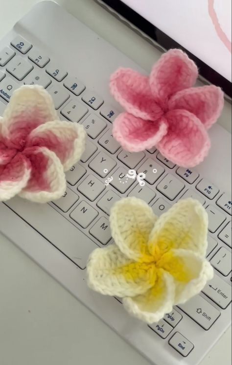 Crotchet Pieces, Flower Applique Crochet, Easy Crochet Flowers, Free Crochet Flower Patterns, Crochet Daisy Flower, Crochet Flower Applique, Hope You're Doing Well, Crochet Workshop, Tops A Crochet