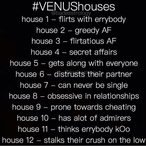 Venus In the 8th... not obsessive Venus In 5th House, Venus In 10th House, Venus In 12th House, Venus In 8th House, 5th House Astrology, House Astrology, Astrology 101, Zodiac Houses, Astrology Aesthetic