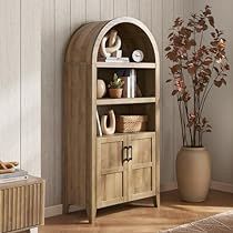 Arched Bookshelf, Arched Bookcase, Bookshelf With Storage, Arched Cabinet, Farmhouse Storage Cabinets, Bookcase With Doors, Kitchen Pantry Cabinet, Cabinet For Living Room, Wooden Living Room