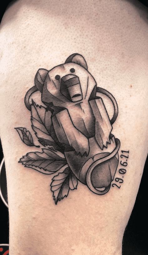 Brother Bear Totem Tattoo, Brother Bear Drawings, Bear Totem Tattoo, Mom Bear Tattoo, Brother Bear Totem, Tattoo Ideas Brother, Brother Bear Tattoo, Brother Bear Art, Buck Tattoo