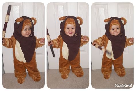 Ewok Costume Diy, Baby Ewok, Baby Ewok Costume, Ewok Costume, Autumn 23, Baby First Halloween, Treat Ideas, Costume Diy, Trunk Or Treat