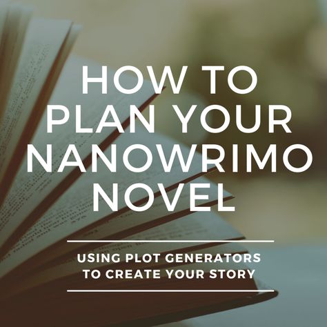 Nanowrimo Bullet Journal, Plot Ideas, Create Your Story, Writing Advice, Novel Writing, Generators, Story Ideas, Writing Tips, Being Used