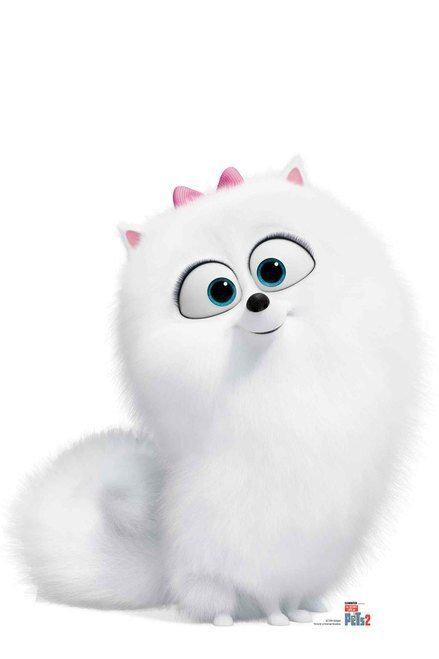 Grooming Products to Keep Your Dog Looking Sharp and Stylish Cartoons Characters, Pets Movie, White Pomeranian, Animal Cutouts, Disney Phone Wallpaper, Secret Life Of Pets, Cardboard Cutouts, Cardboard Cutout, White Dog