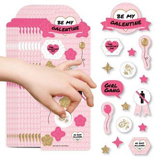 Galentine's Day : Target Classroom Arts And Crafts, Classroom Reward Chart, Valentine Favors, Add Kids, Happy Galentines Day, Valentine's Day Party, Glitter Print, Big Dot Of Happiness, Party Centerpieces